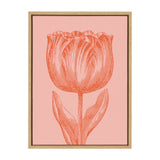 Sylvie Tulip in Pink and Orange Framed Canvas by kateandlaurel - product image 9 for Resin Society