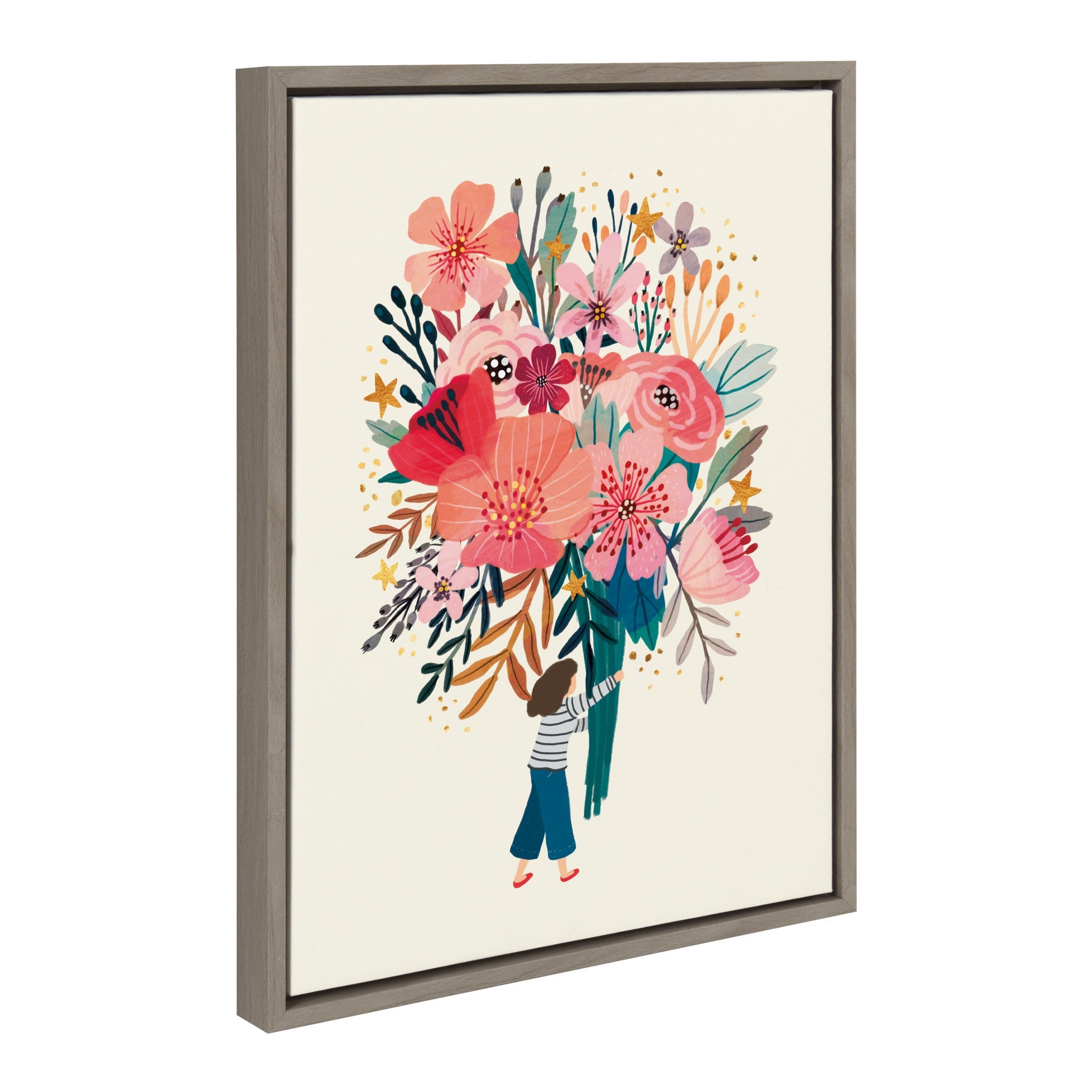 Sylvie Hope Framed Canvas by Mia Charro by kateandlaurel - product image 2 for Resin Society
