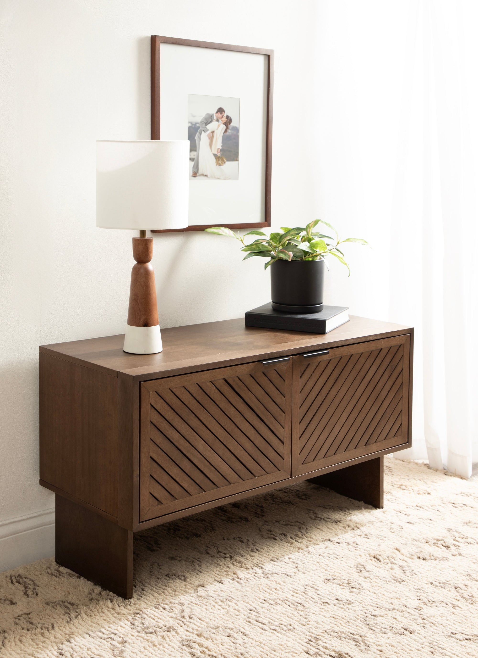 Mezzeta Wood TV Stand