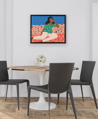 Sylvie At Home Framed Canvas by kateandlaurel - product image 6 for Resin Society