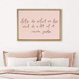 Sylvie Do What We Love Framed Canvas by kateandlaurel - product image 3 for Resin Society