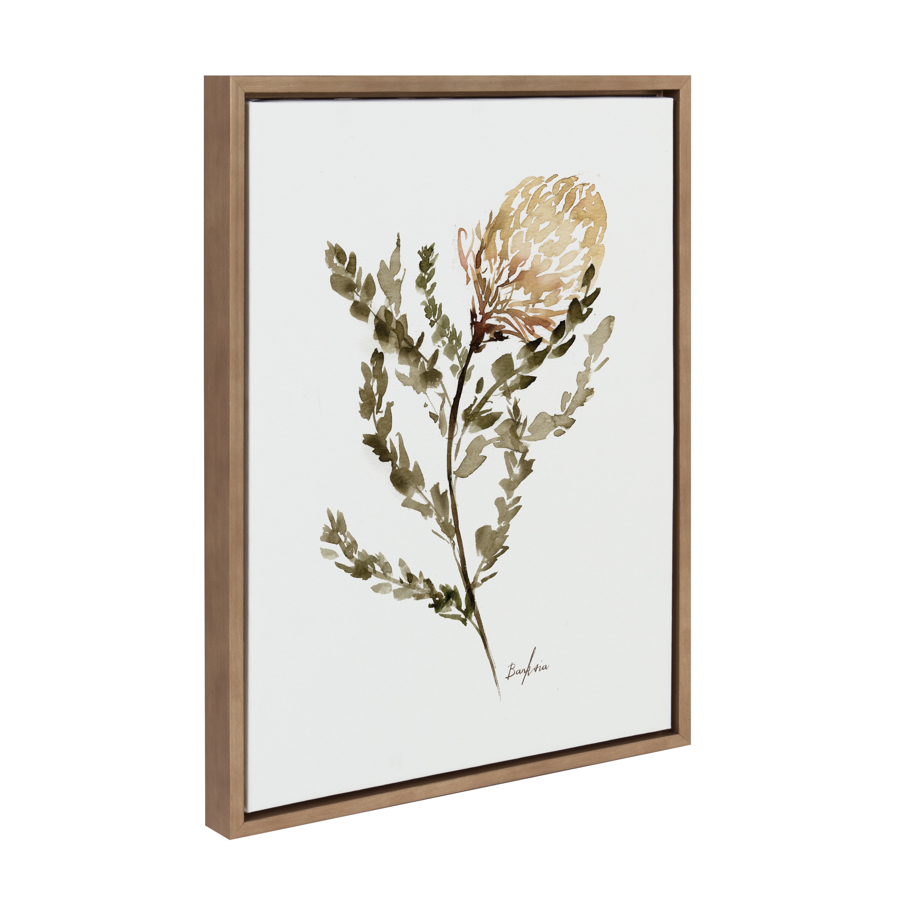 Sylvie Wild Banksia Framed Canvas by kateandlaurel - product image 13 for Resin Society