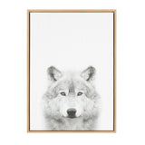 Sylvie Wolf Framed Canvas by Simon Te Tai