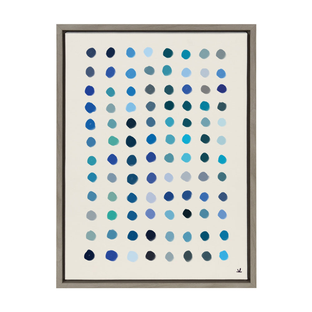 Sylvie Meditation 5 Framed Canvas by kateandlaurel - main product image for Resin Society