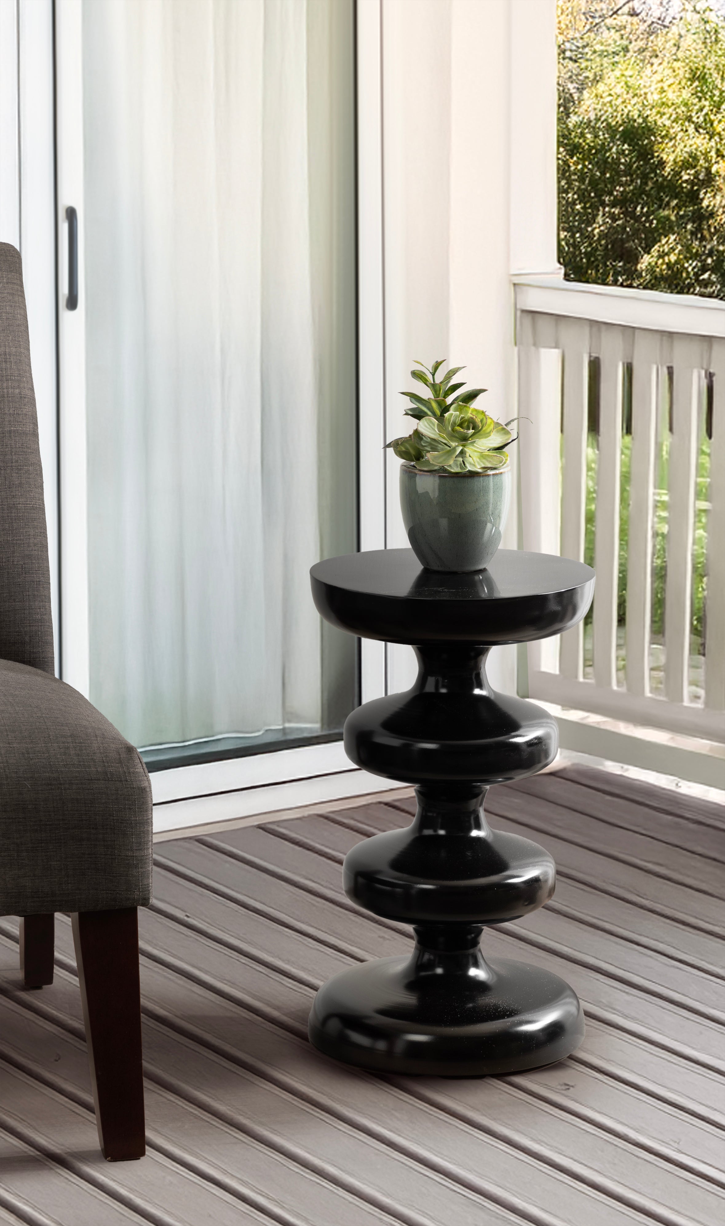 Fondi Metal Side Table