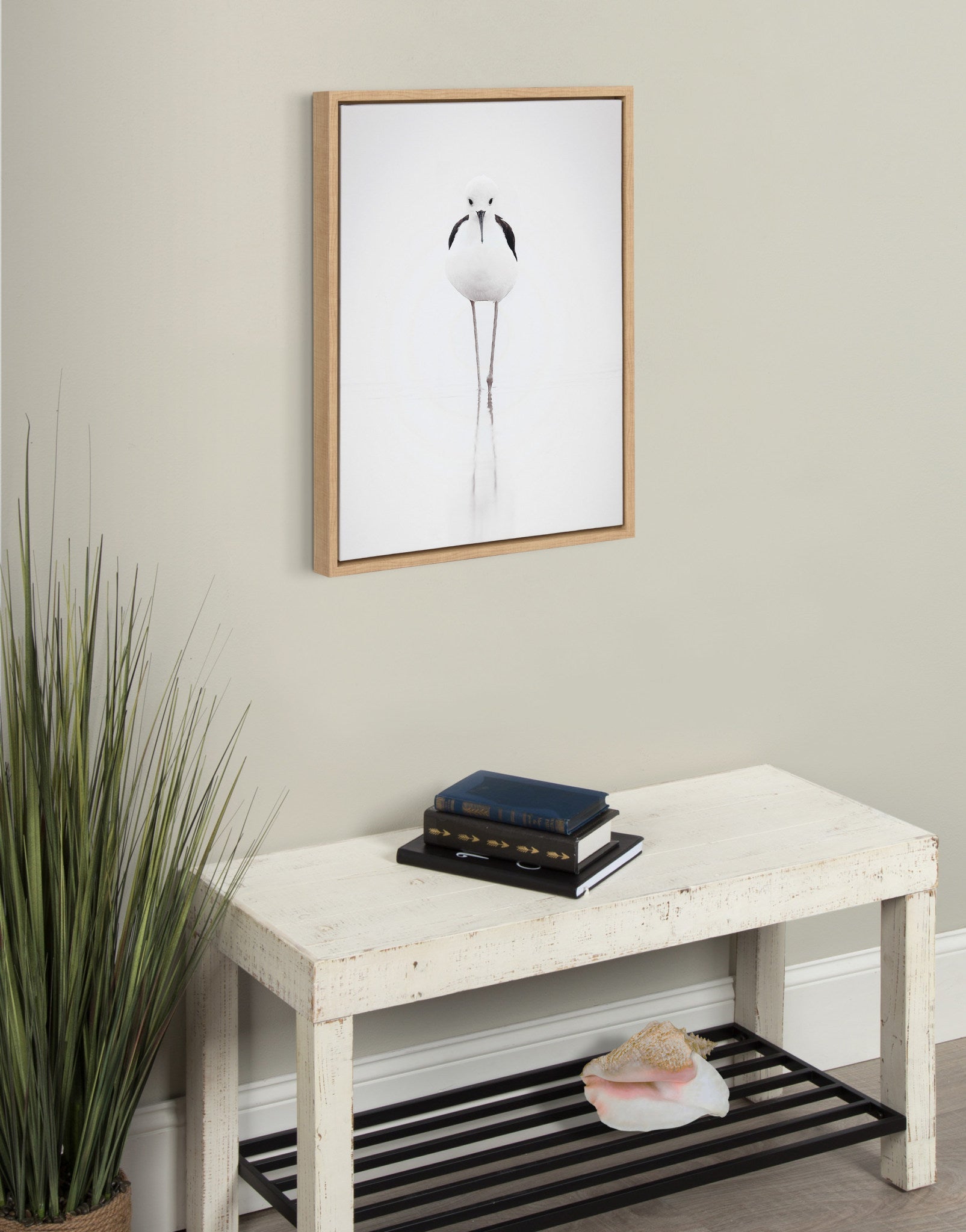 Sylvie Seagull Framed Canvas by Tai Prints by kateandlaurel - product image 6 for Resin Society