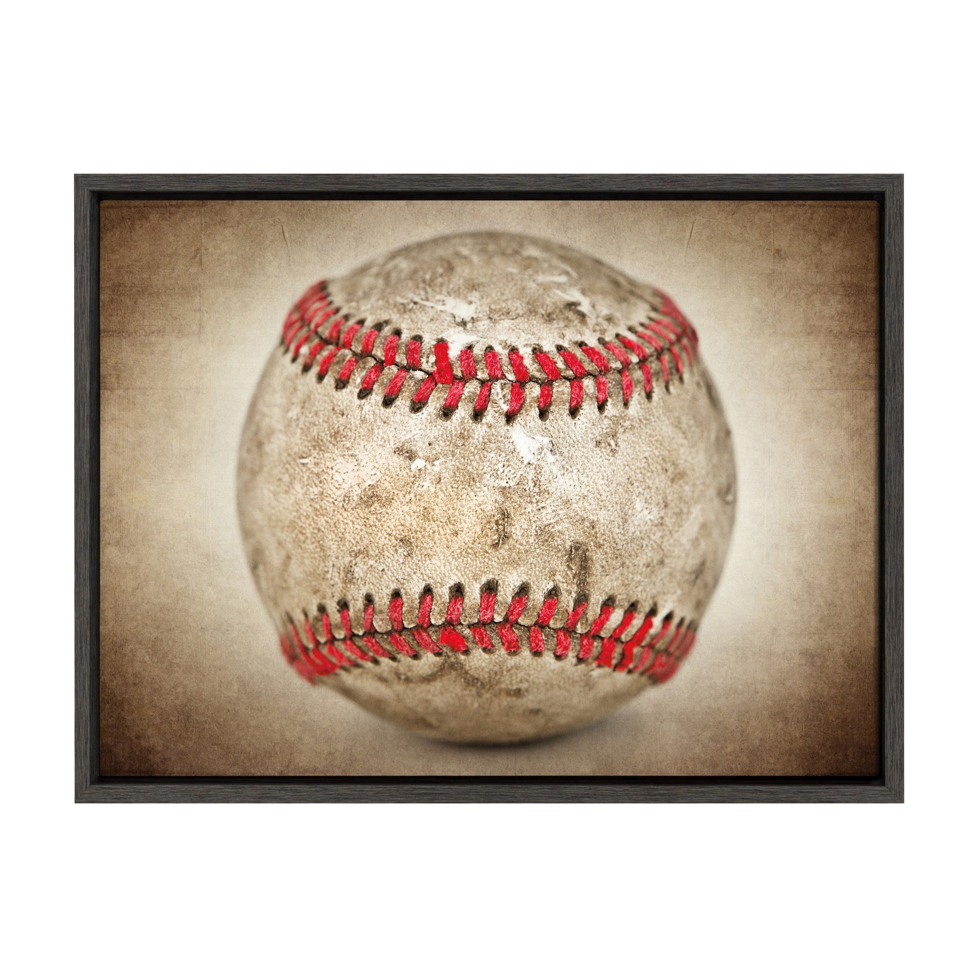 Sylvie Vintage Hardball Framed Canvas by kateandlaurel - product image 9 for Resin Society