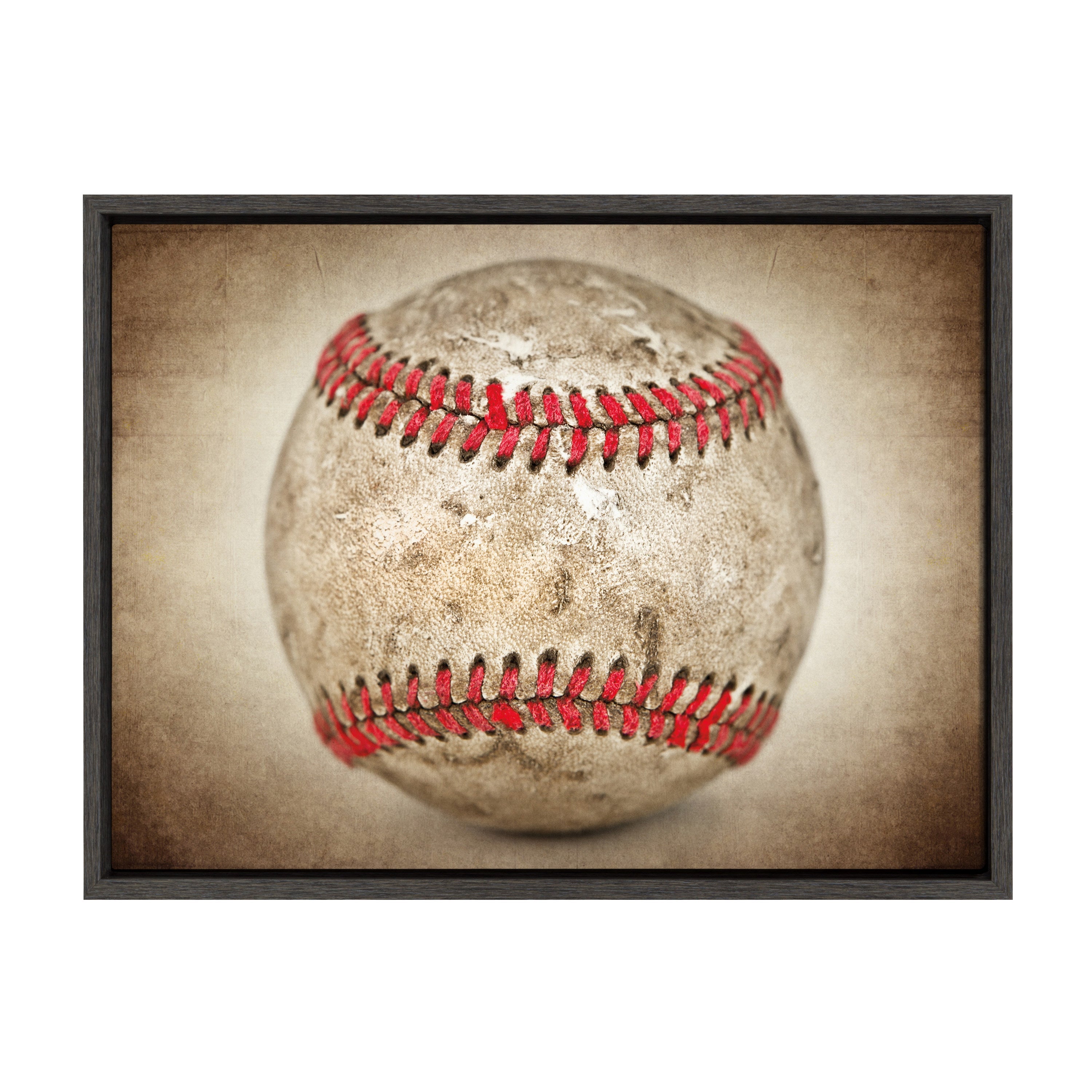 Sylvie Vintage Hardball Framed Canvas by kateandlaurel - product image 9 for Resin Society