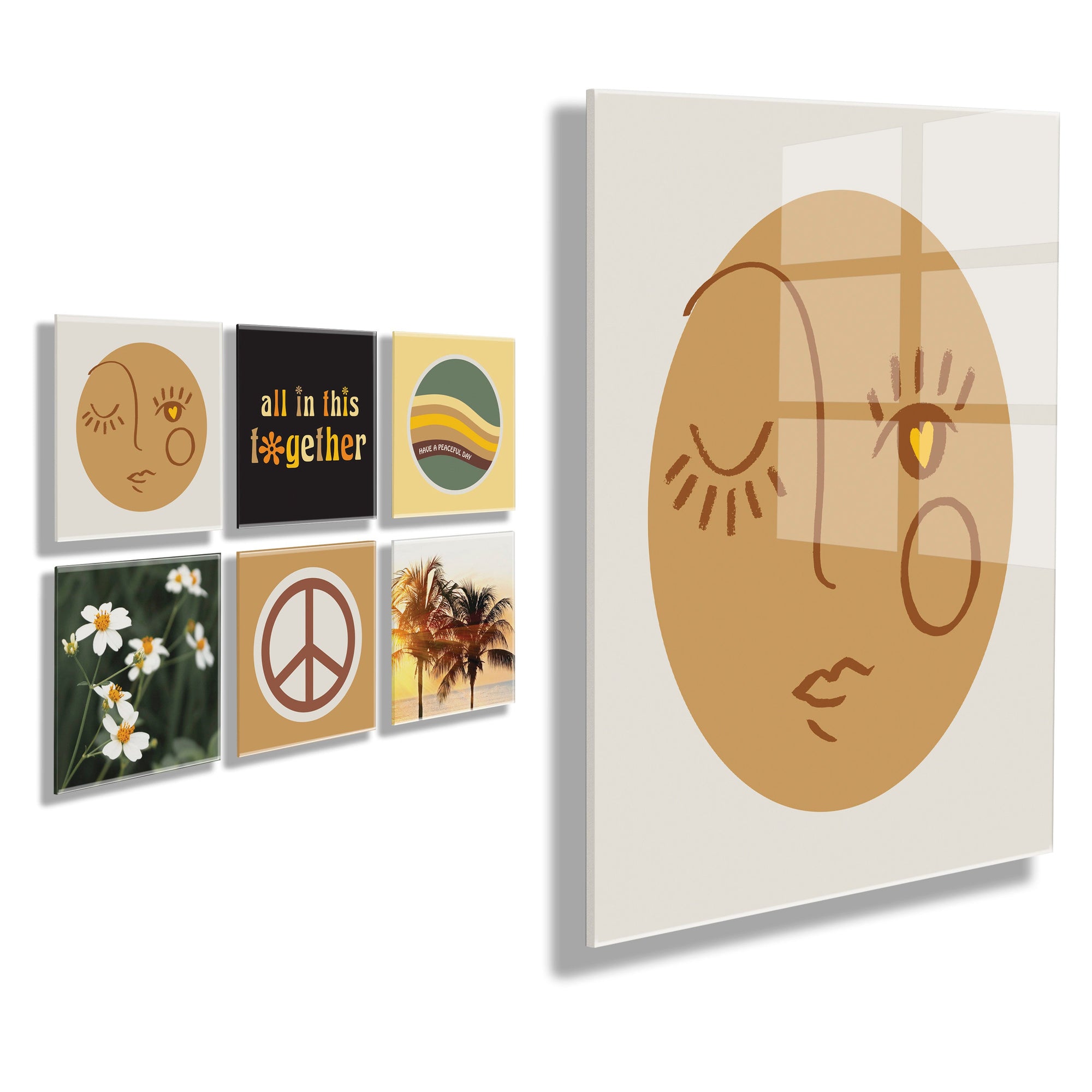 Timeless Retro Floating Acrylic Set by kateandlaurel - product image 9 for Resin Society