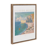 Sylvie Poster Claude Monet Étretat The Beach and the Falaise d’Amont by kateandlaurel - main product image for Resin Society