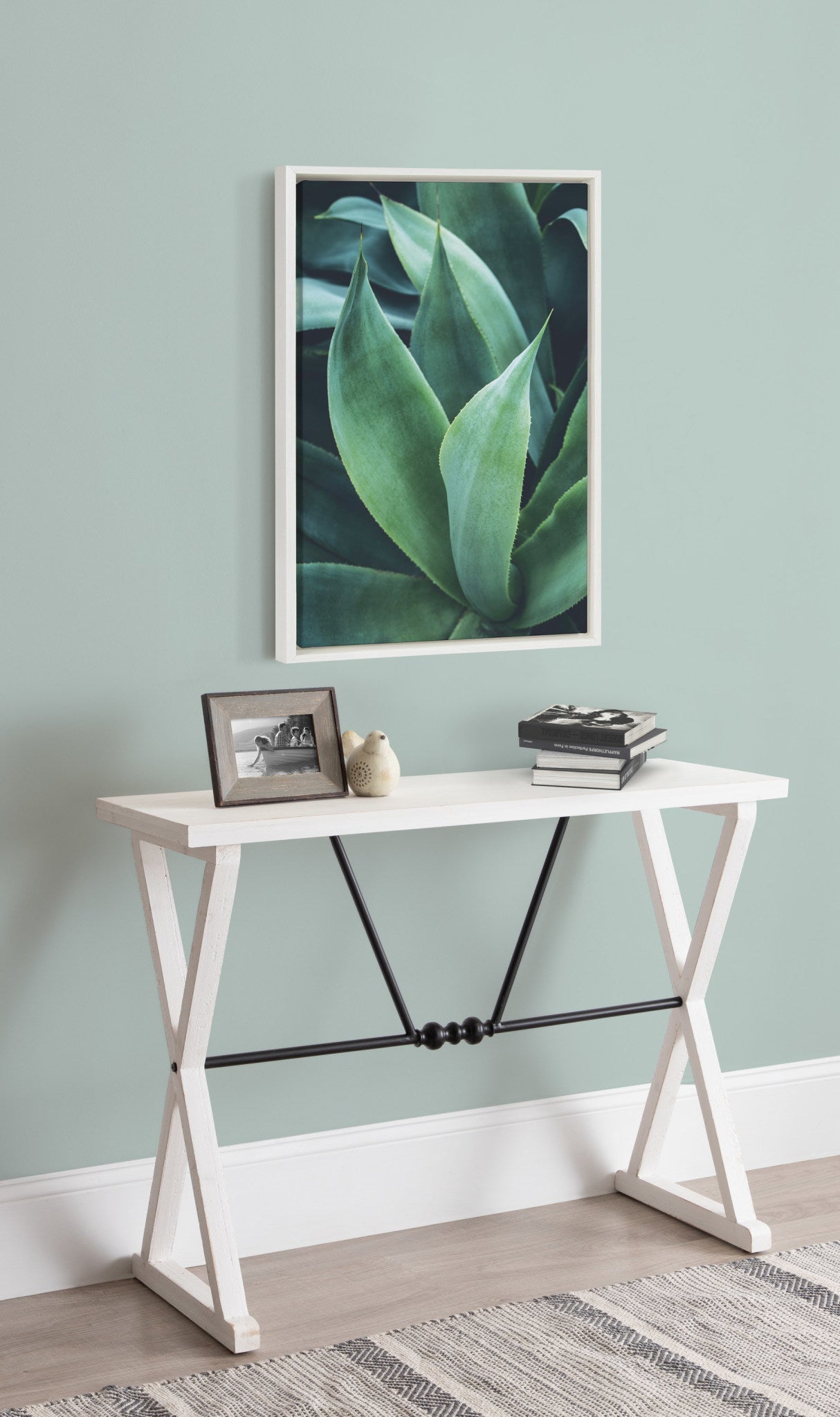 Sylvie Agave II Framed Canvas by kateandlaurel - product image 6 for Resin Society