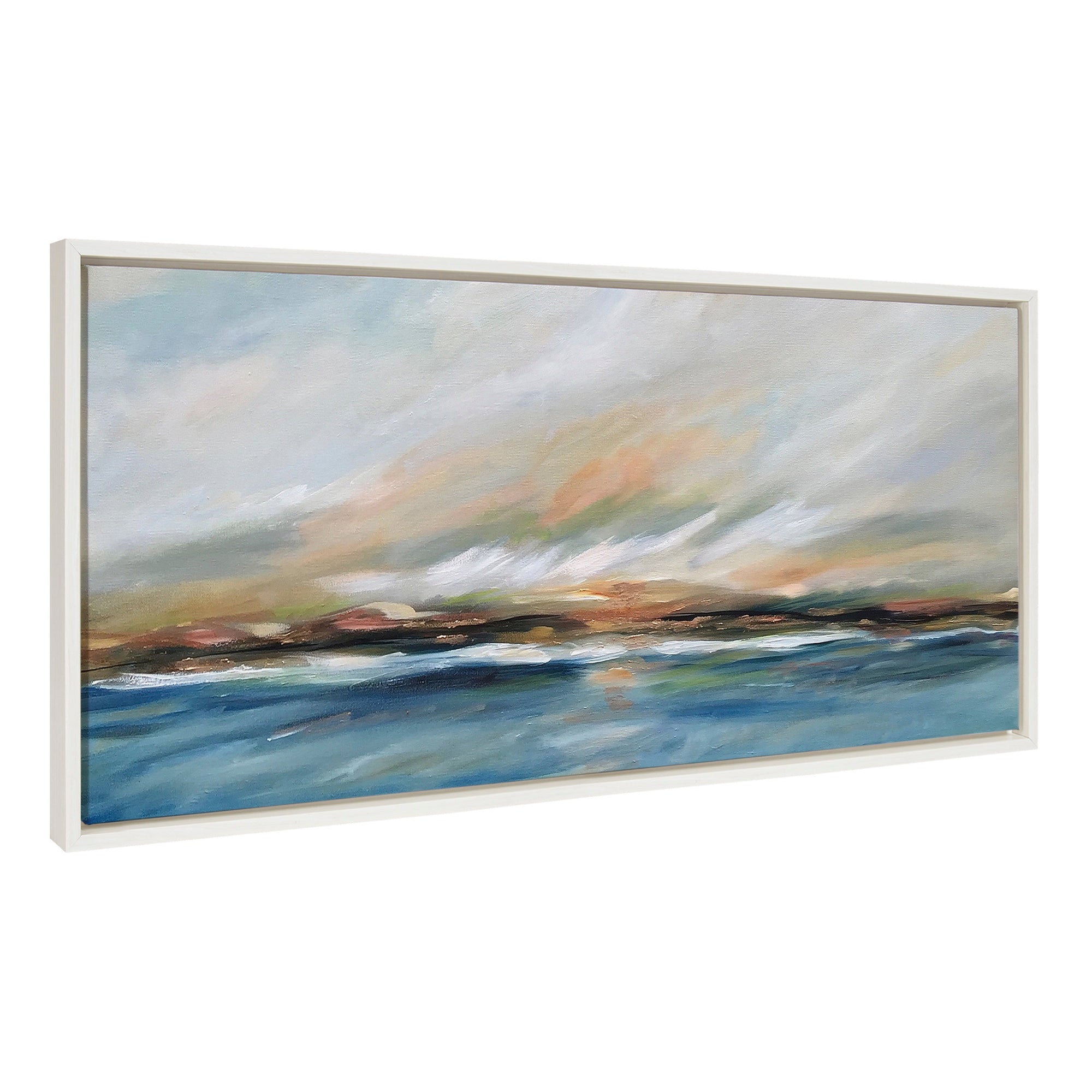 Sylvie Sunday Morning Framed Canvas by Mary Sparrow by kateandlaurel - product image 7 for Resin Society