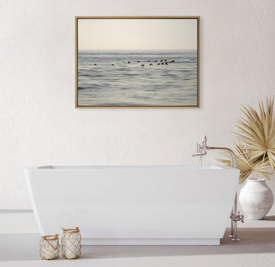 Sylvie Birds of a Feather Framed Canvas by kateandlaurel - product image 11 for Resin Society