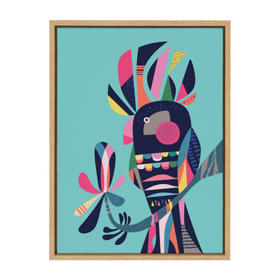 Sylvie Cockatoo Framed Canvas by kateandlaurel - product image 9 for Resin Society
