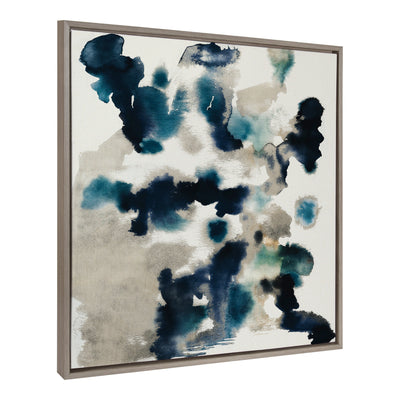 Sylvie Gilded Watercolor Framed Canvas by kateandlaurel - product image 7 for Resin Society
