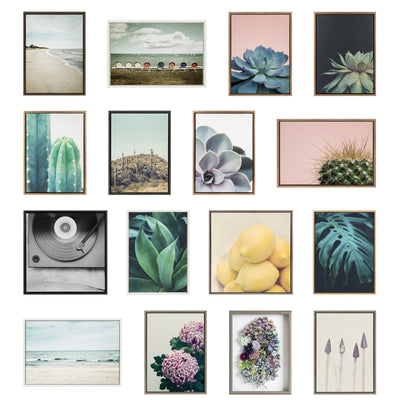 Sylvie Evergreen Reflections Framed Canvas by Emiko and Mark Franzen of F2Images