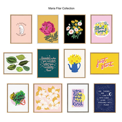 Sylvie Plant Based Framed Canvas by kateandlaurel - product image 7 for Resin Society