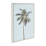 Sylvie One Coconut Palm Tree Framed Canvas by The Creative Bunch Studio by kateandlaurel - product image 2 for Resin Society