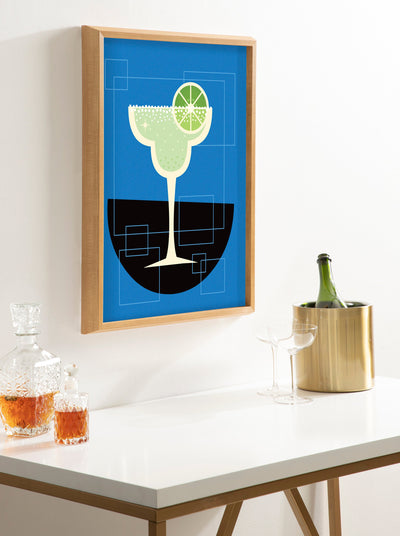 Blake Margarita Framed Printed Art by Amber Leaders Designs