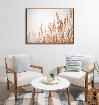 Sylvie Marsh Grass No 4 Framed Canvas by kateandlaurel - product image 5 for Resin Society