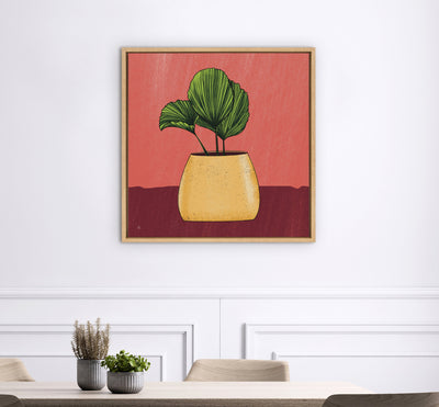 Sylvie East Wind Framed Canvas by kateandlaurel - product image 4 for Resin Society