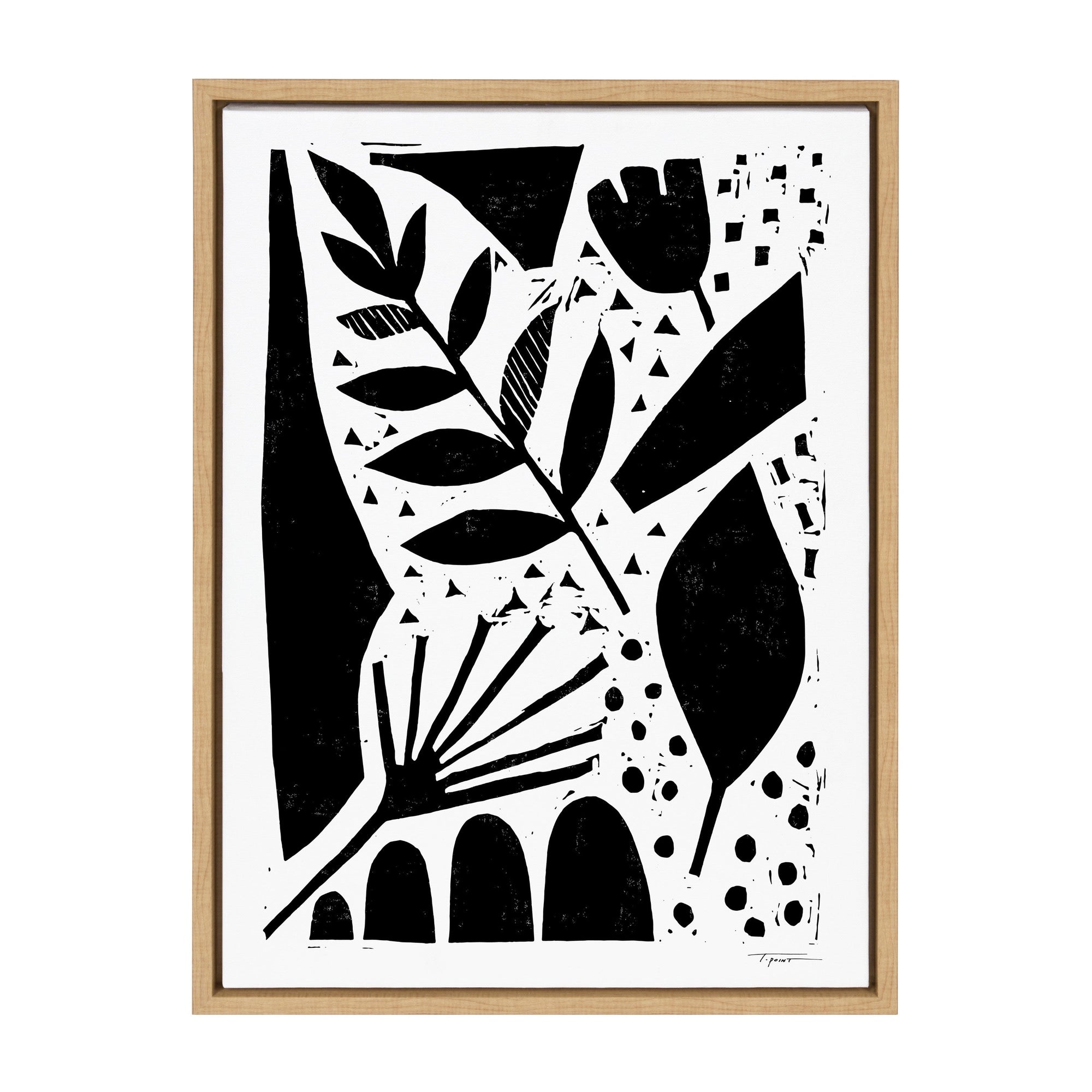 Sylvie Nature in the Abstract Framed Canvas by kateandlaurel - product image 9 for Resin Society