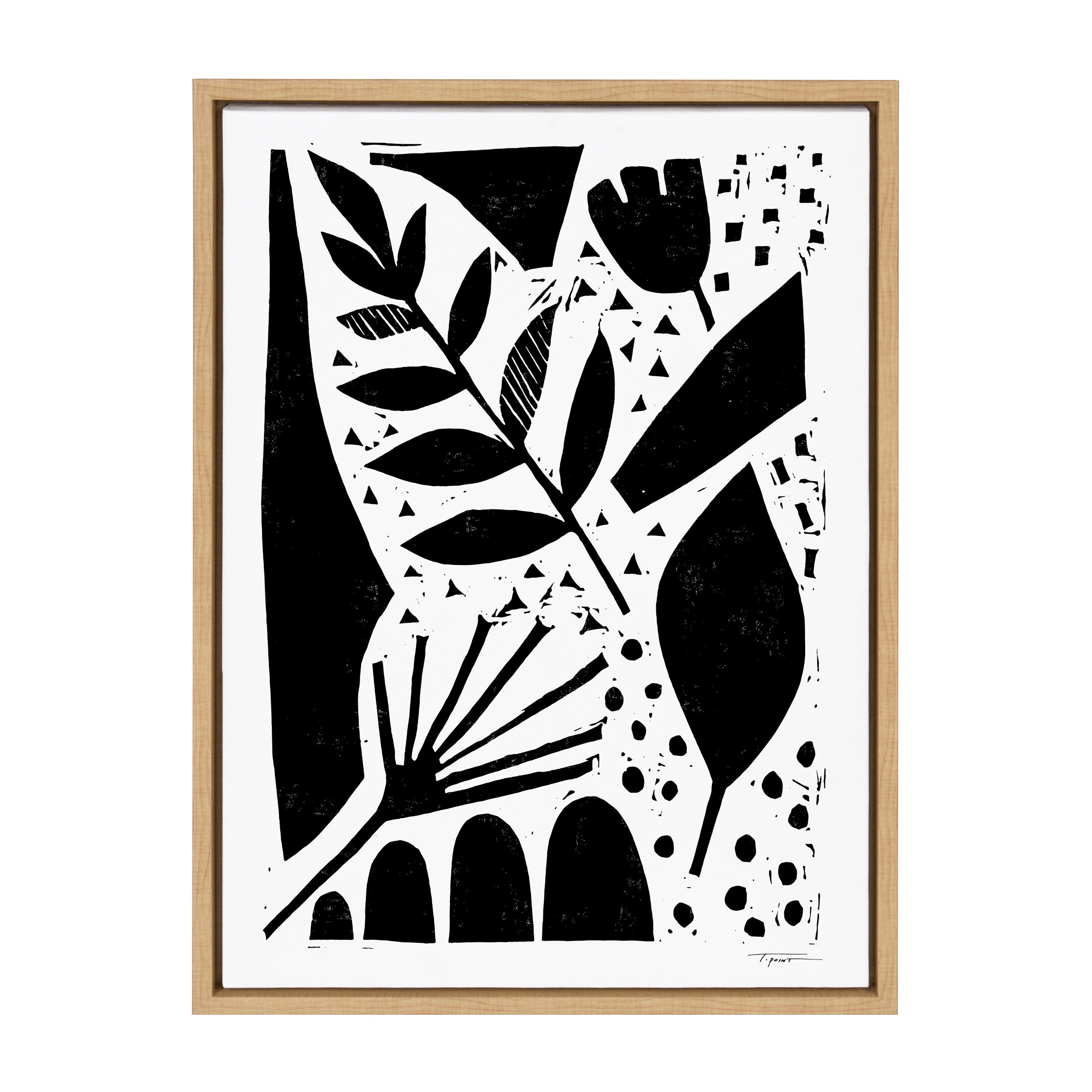 Sylvie Nature in the Abstract Framed Canvas by kateandlaurel - product image 9 for Resin Society