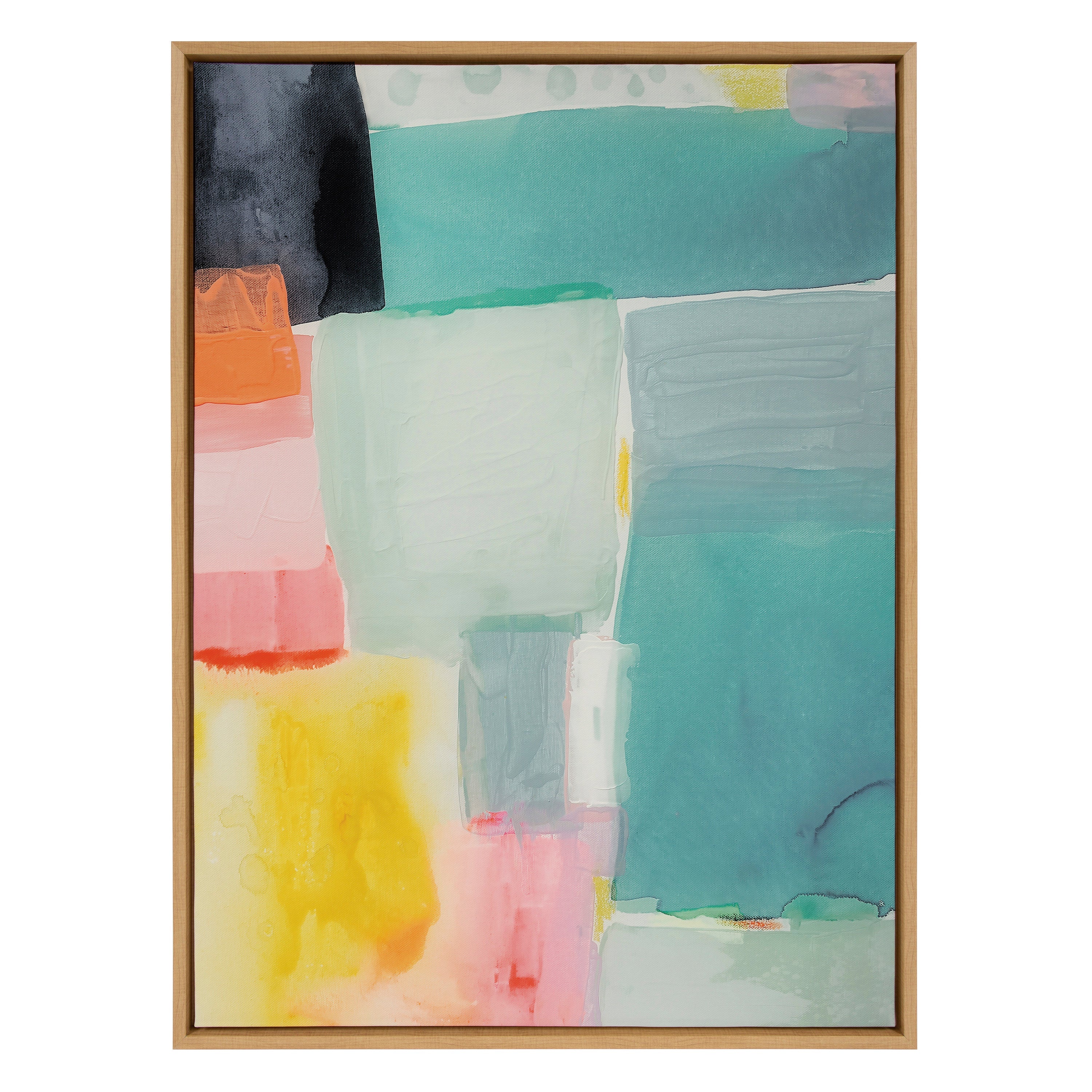Sylvie United Colors I Framed Canvas by Amy Lighthall