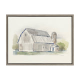Sylvie Barn 2 Framed Canvas by kateandlaurel - main product image for Resin Society