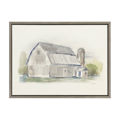 Sylvie Barn 2 Framed Canvas by kateandlaurel - product image 10 for Resin Society