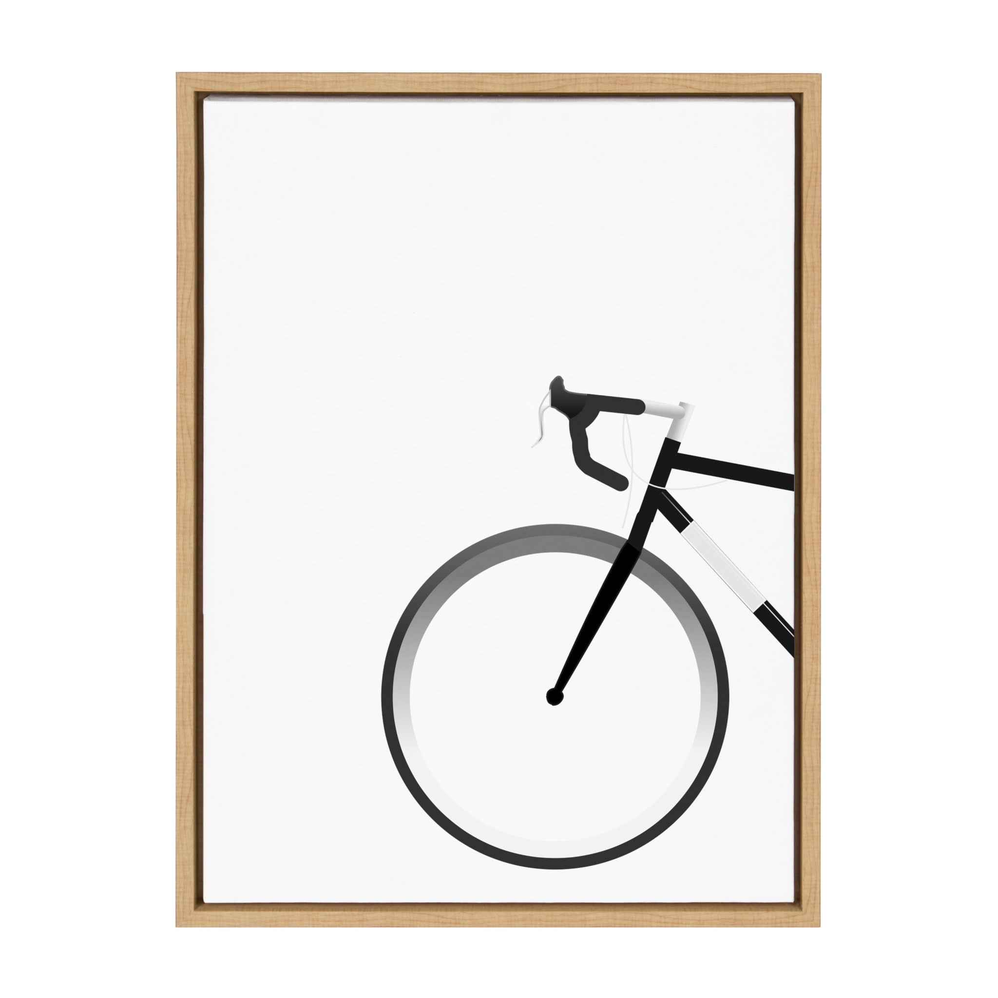Sylvie Bike Framed Canvas by kateandlaurel - main product image for Resin Society