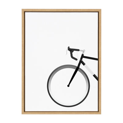 Sylvie Bike Framed Canvas by kateandlaurel - main product image for Resin Society