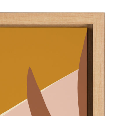 Sylvie Sunrise Dove Framed Canvas by kateandlaurel - product image 3 for Resin Society