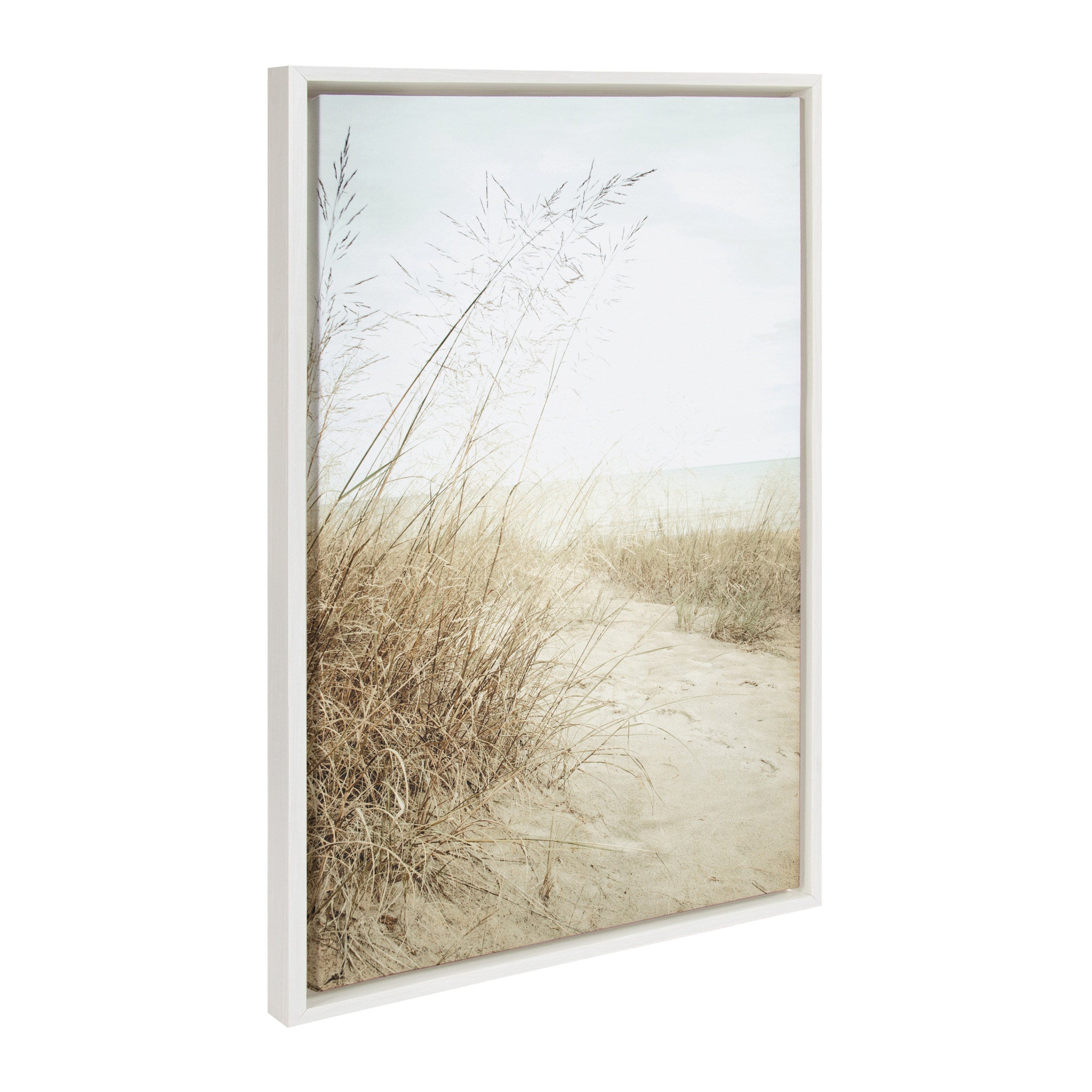 Sylvie Beach Grasses Framed Canvas by kateandlaurel - product image 2 for Resin Society