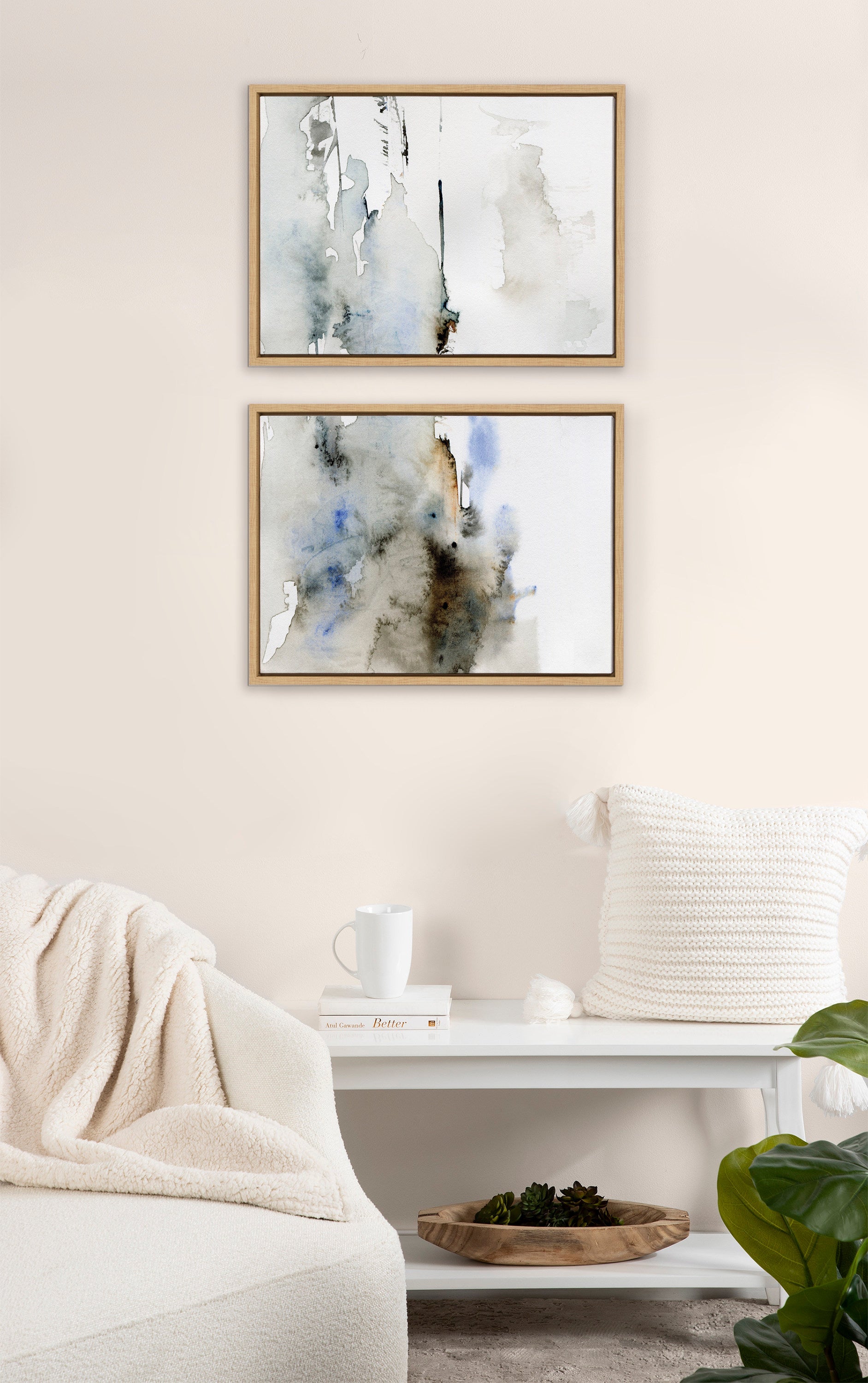 Sylvie Close Your Eyes and Remember 1 Framed Canvas by kateandlaurel - product image 11 for Resin Society