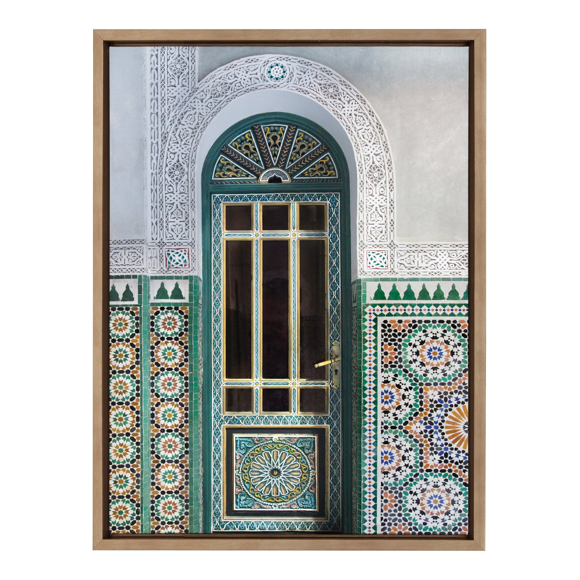 Sylvie Morocco Essaouira Door Framed Canvas by kateandlaurel - product image 9 for Resin Society