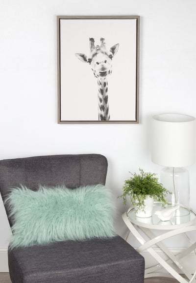 Sylvie Giraffe Framed Canvas by Simon Te of Tai Prints by kateandlaurel - product image 20 for Resin Society