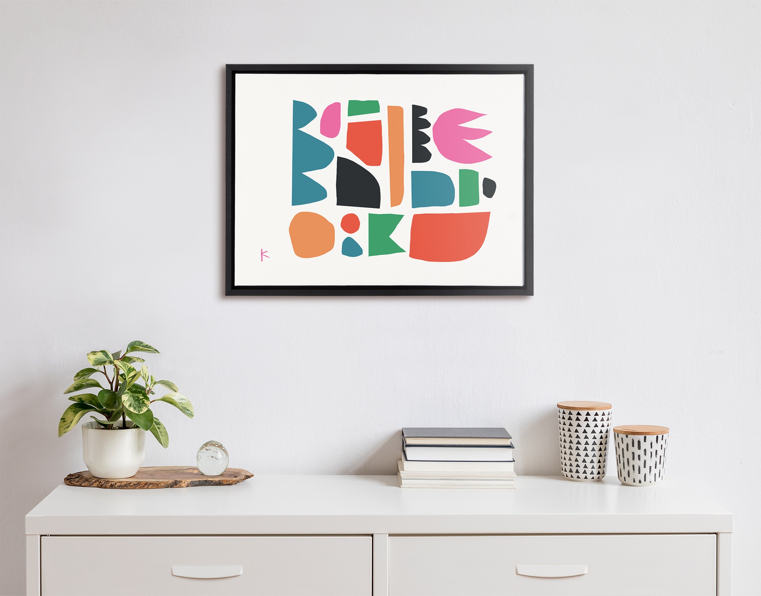Sylvie Spring Framed Canvas by kateandlaurel - product image 12 for Resin Society