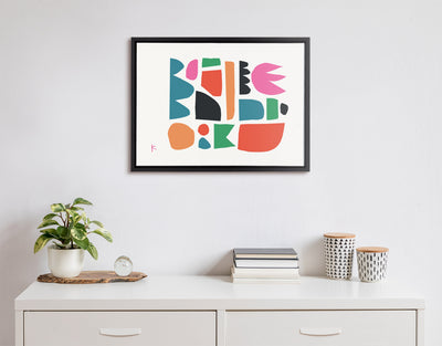 Sylvie Spring Framed Canvas by kateandlaurel - product image 12 for Resin Society