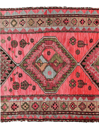 Rare Antique Handmade Caucasian Runner Rug 3’7" x 9’2" by Rugistan - product image 3 for Resin Society