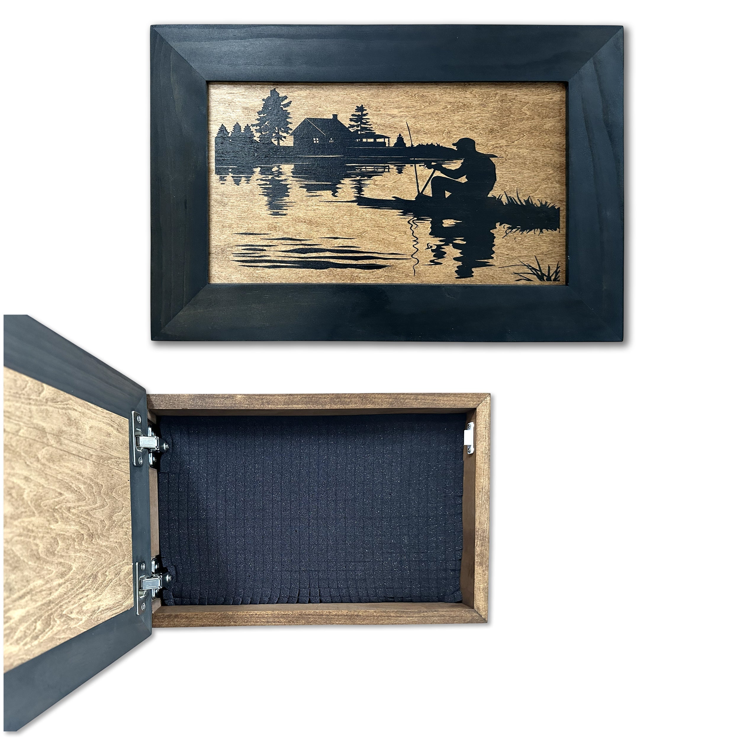 Rather Be Fishing Hidden Gun Safe by Bellewood Designs - main product image for Resin Society