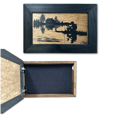 Rather Be Fishing Hidden Gun Safe by Bellewood Designs - main product image for Resin Society