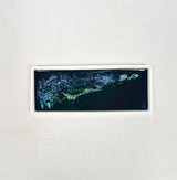 Small Ceramic Resin Tray with vibrant resin accent by Lynn & Liana Designs