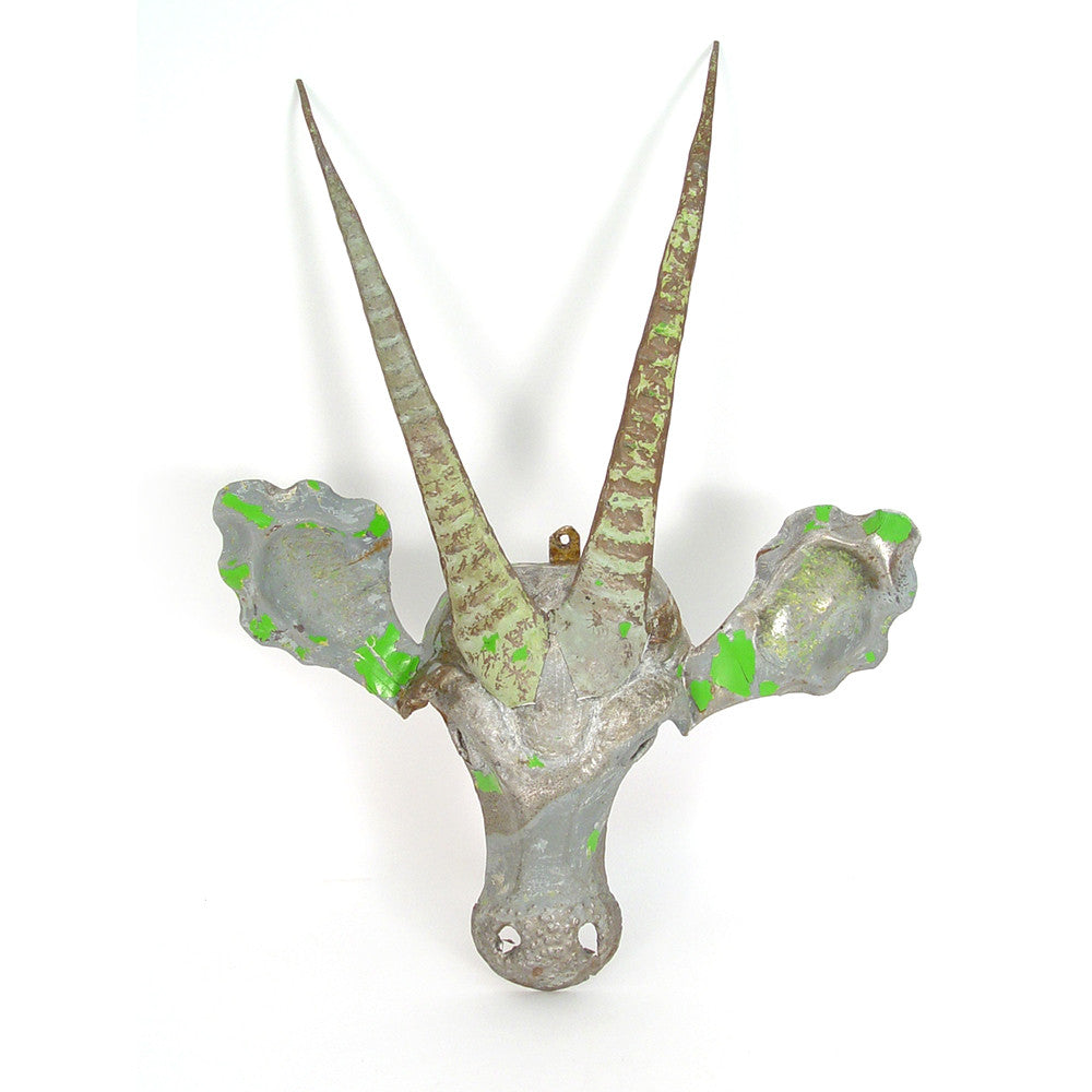 Sable Animal Mask - Recycled Metal Wall Art by Mbare Ltd - product image 2 for Resin Society