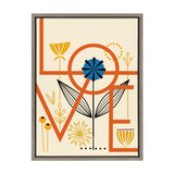 Sylvie Love Framed Canvas by kateandlaurel - main product image for Resin Society