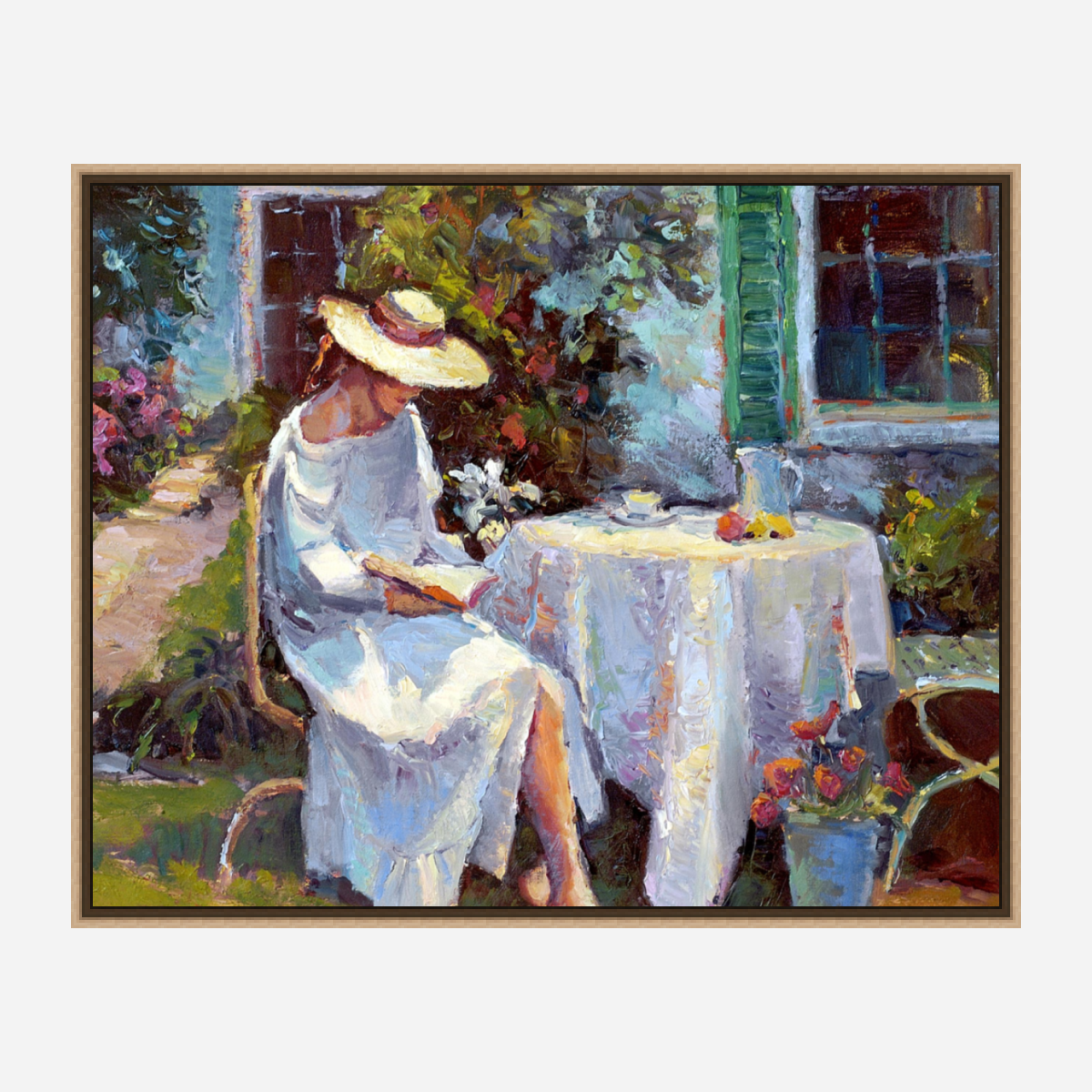 Reading in the Garden by John Beard Collection - product image 8 for Resin Society