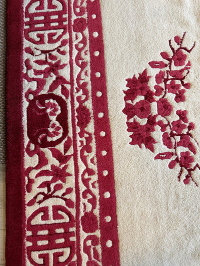 Red & Beige Chinese Art Deco Style Rug 11 x 15 by Rugistan - product image 13 for Resin Society