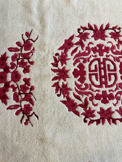 Red & Beige Chinese Art Deco Style Rug 11 x 15 by Rugistan - product image 2 for Resin Society