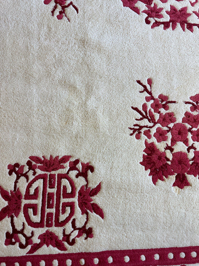 Red & Beige Chinese Art Deco Style Rug 11 x 15 by Rugistan - product image 5 for Resin Society