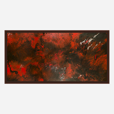 Red and Black Abstract Artist Enhanced Canvas Print by John Beard Collection - product image 7 for Resin Society